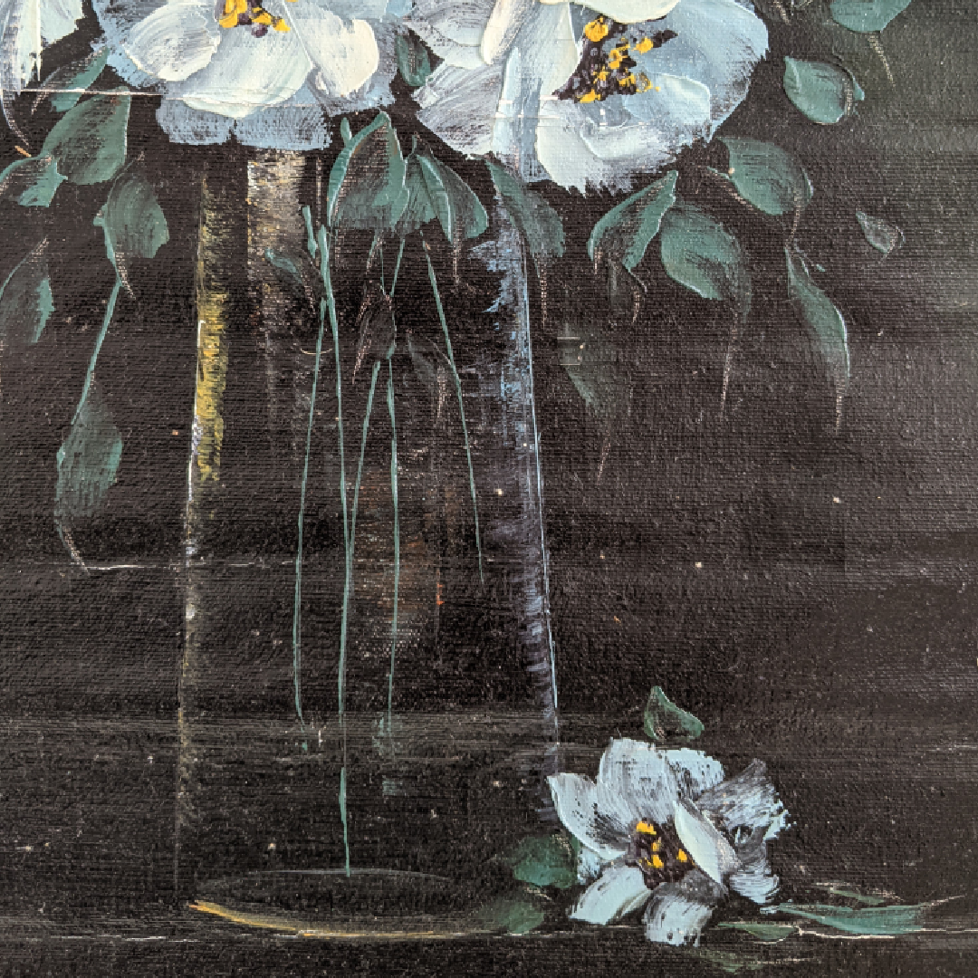 Rosefarve akavet placere White Flowers In Vase - Wyatt 24